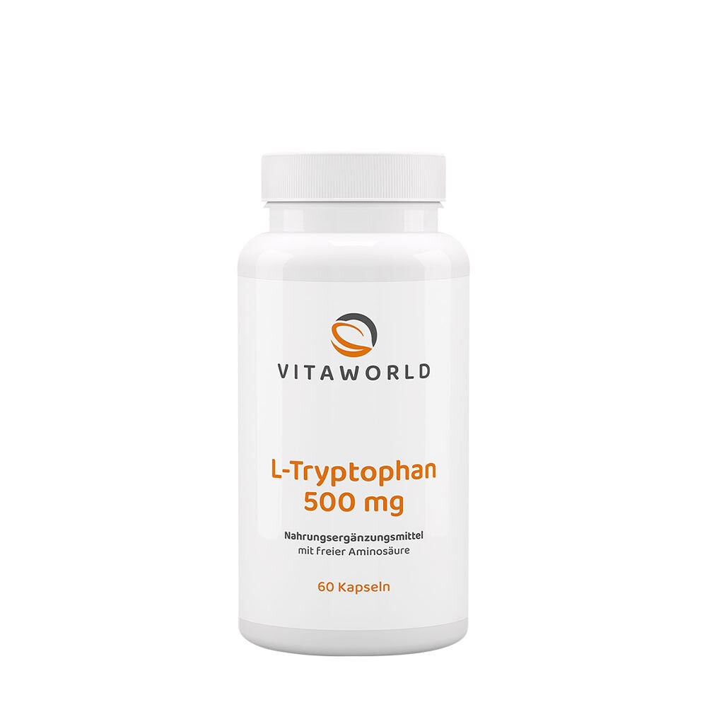 Vitaworld L-tryptofaani 500 mg (60 kapselia) - Viking Supplements