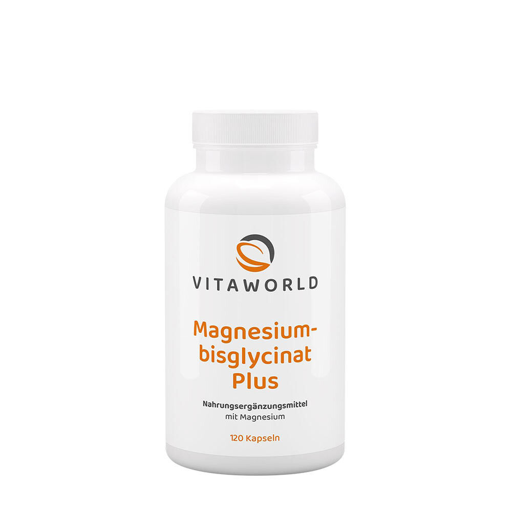 Vitaworld Magnesiumbisglycinat Plus (120 kapsler)
