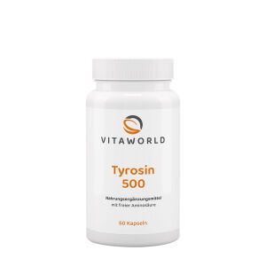 Vitaworld Tyrosine 500 mg (60 Capsules) - Viking Supplements