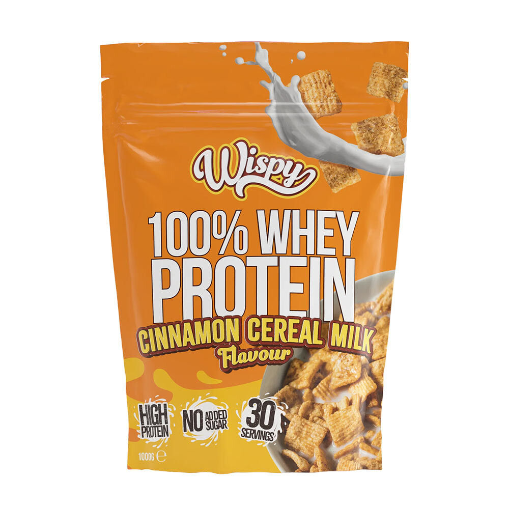 Wispy - Wheyproteinpulver med kanelkornmælk + 1000 g