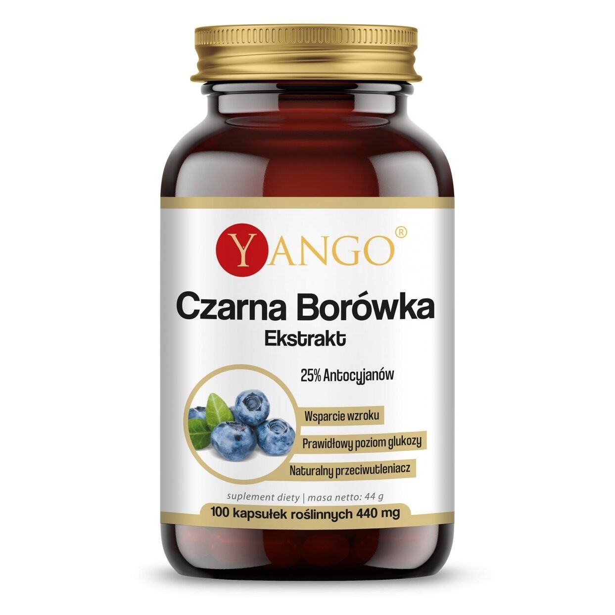 YANGO Musta mustikka (100 kapselia) – Viking Supplements