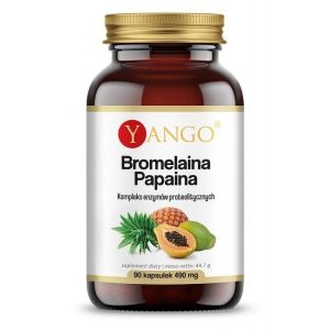 YANGO Bromelaiini + papaiini (90 kapselia) – Viking Supplements