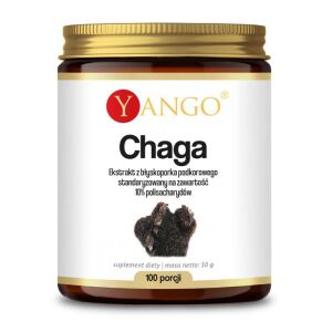 YANGO Chaga-uute – 10%-polysakkaridit (50 g) – Viking Supplements