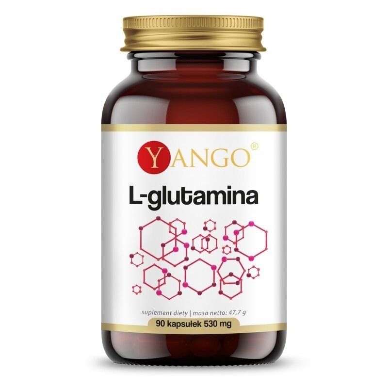 YANGO L-glutamin (90 kapsler) billede