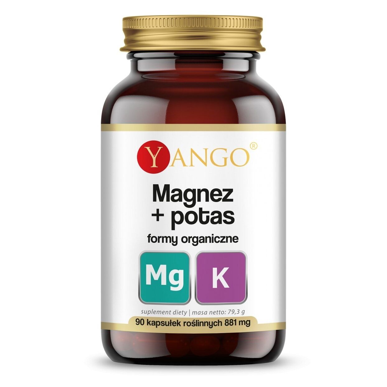 YANGO Magnesium + Kalium (90 kapsler) billede