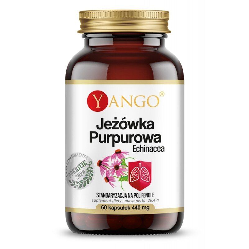 YANGO Purppura-auringonkukka – echinacea (60 kapselia) – Viking Supplements