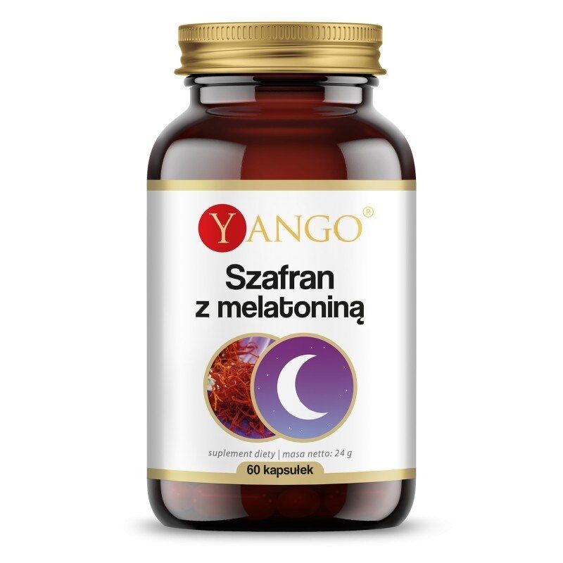 YANGO Safran med melatonin (60 kapsler)