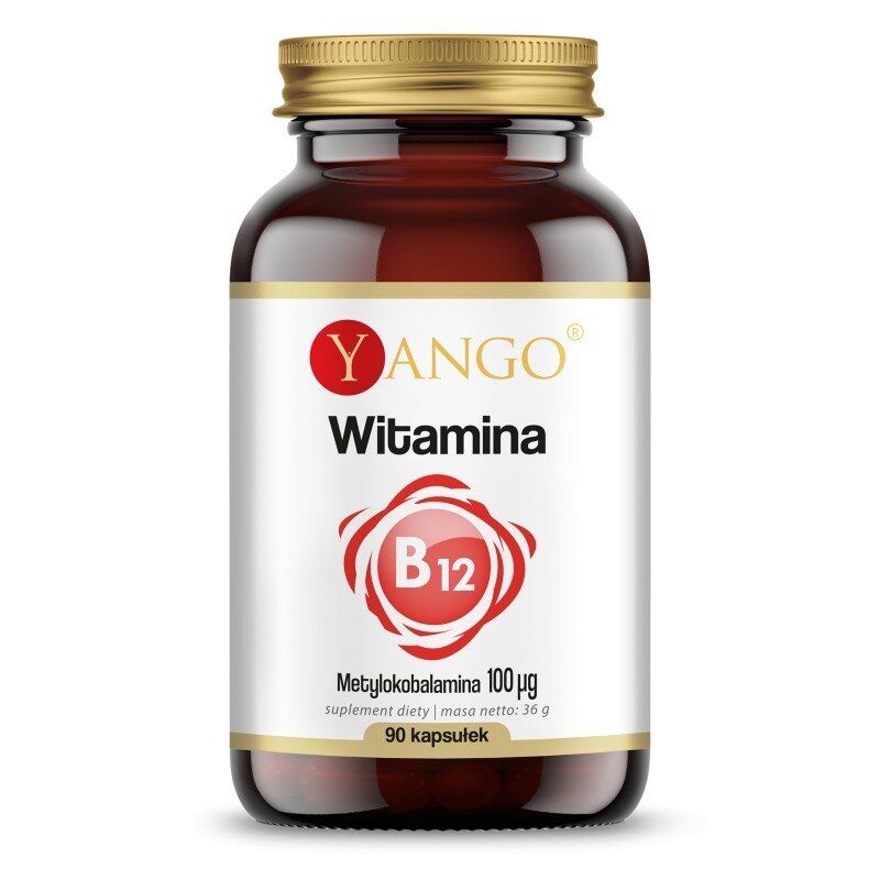 YANGO Vitamin B12 Methylcobalamin (90 kapsler) billede