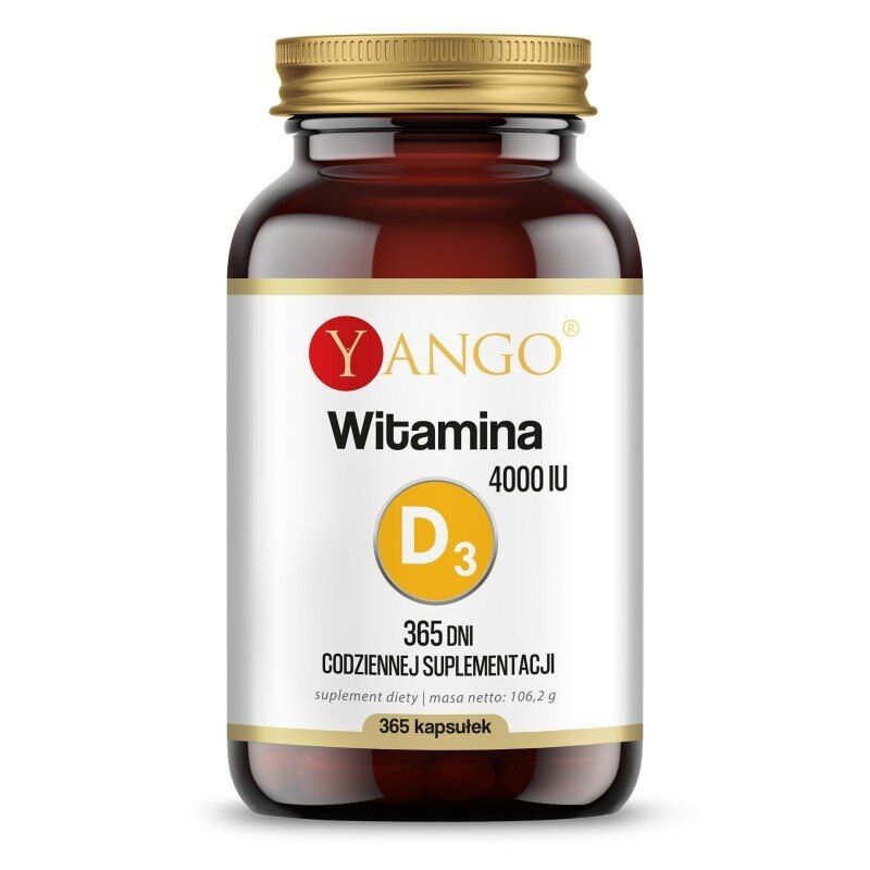 YANGO Vitamin D3, 4000 IU, 100 mcg (365 caps) billede